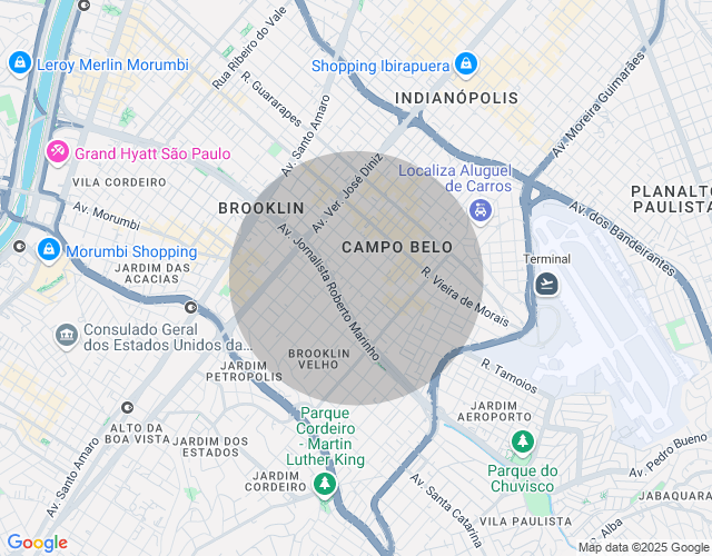 Imóvel no mapa