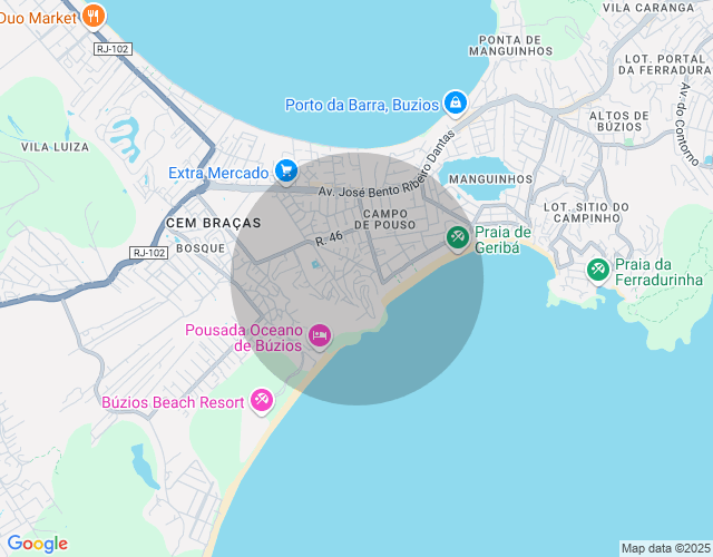 Imóvel no mapa