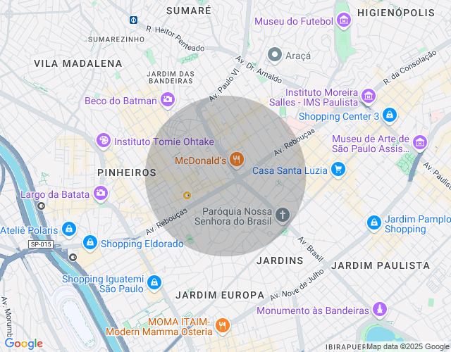Imóvel no mapa