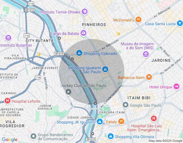 Imóvel no mapa