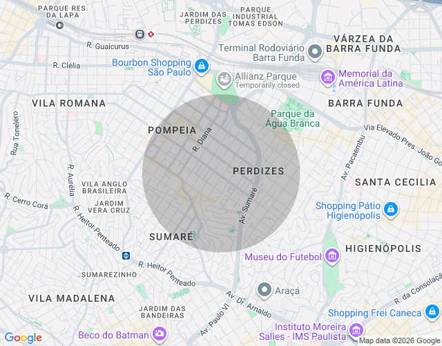 Imóvel no mapa