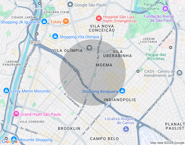 Imóvel no mapa