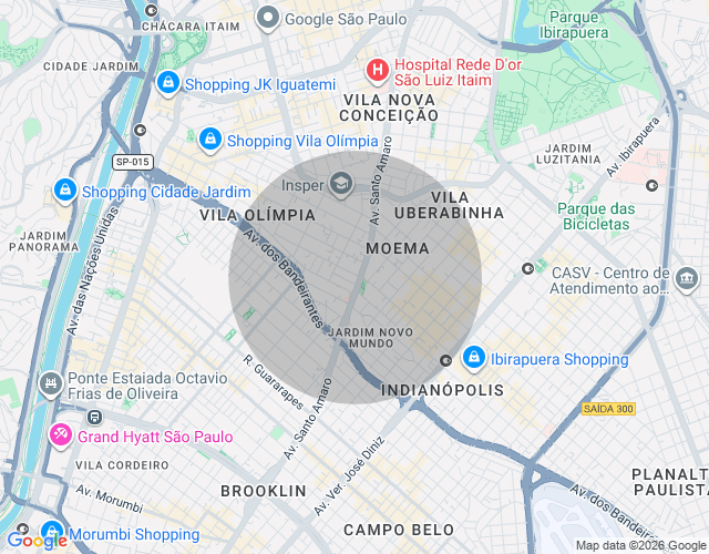 Imóvel no mapa