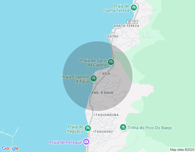 Imóvel no mapa