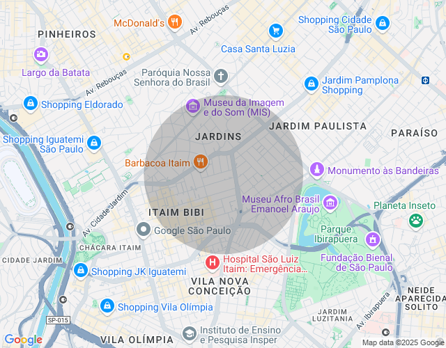 Imóvel no mapa
