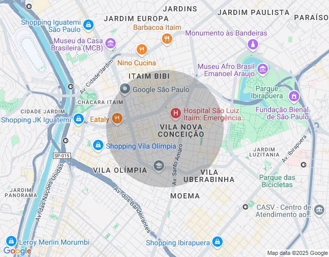 Imóvel no mapa