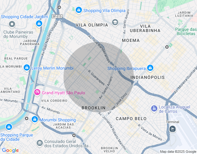 Imóvel no mapa