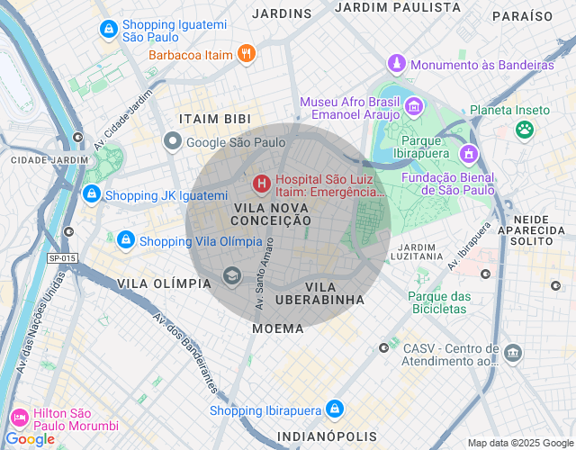 Imóvel no mapa