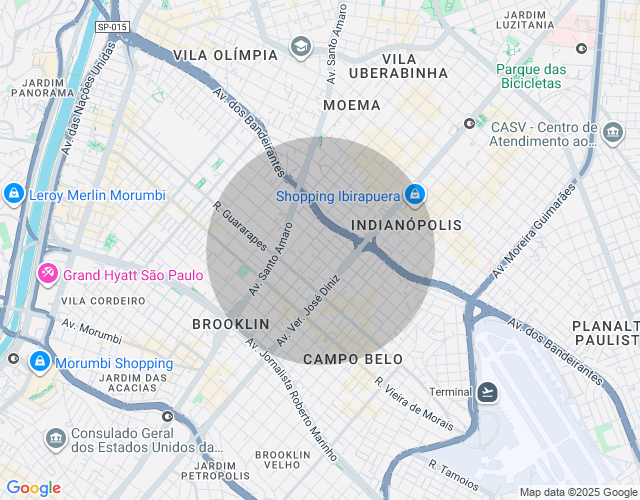 Imóvel no mapa