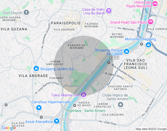 Imóvel no mapa