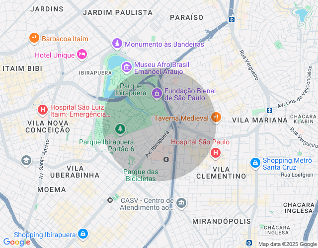Imóvel no mapa