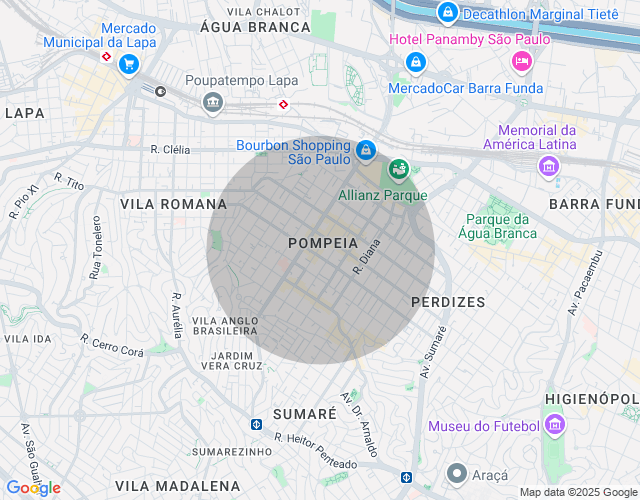 Imóvel no mapa
