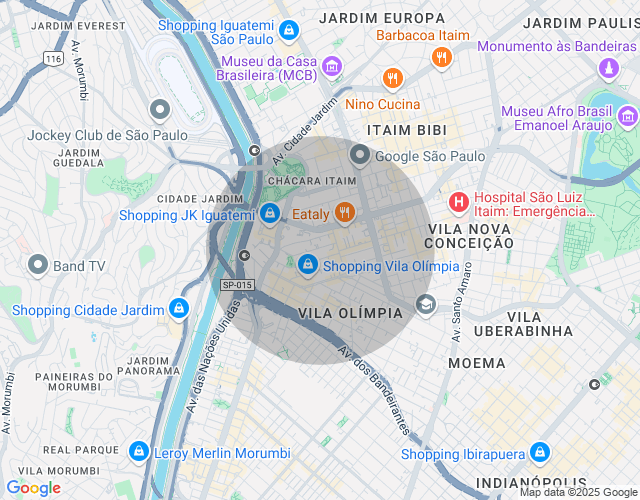 Imóvel no mapa