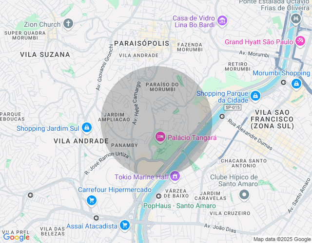 Imóvel no mapa