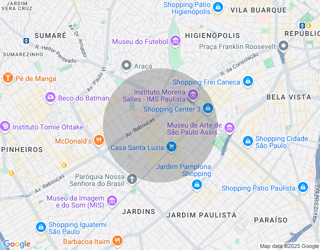 Imóvel no mapa
