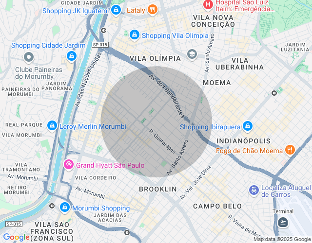 Imóvel no mapa
