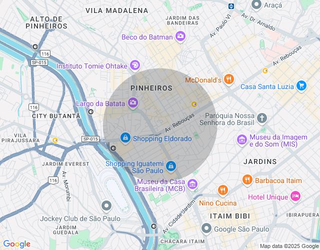 Imóvel no mapa