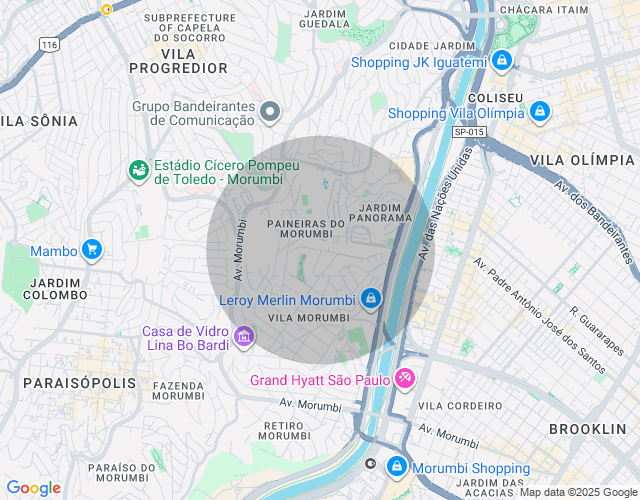 Imóvel no mapa