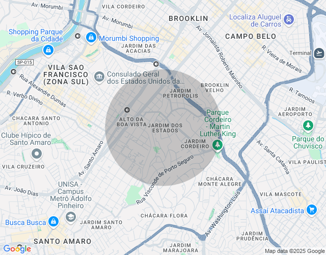 Imóvel no mapa