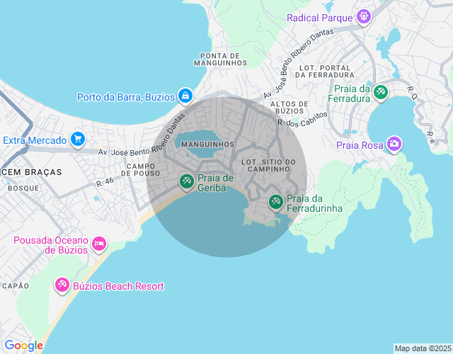 Imóvel no mapa