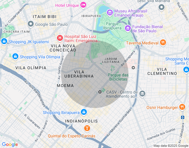 Imóvel no mapa