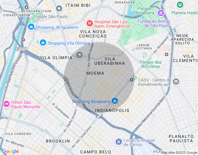 Imóvel no mapa