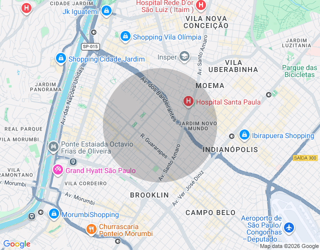 Imóvel no mapa