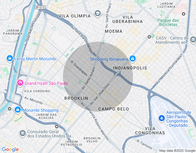 Imóvel no mapa