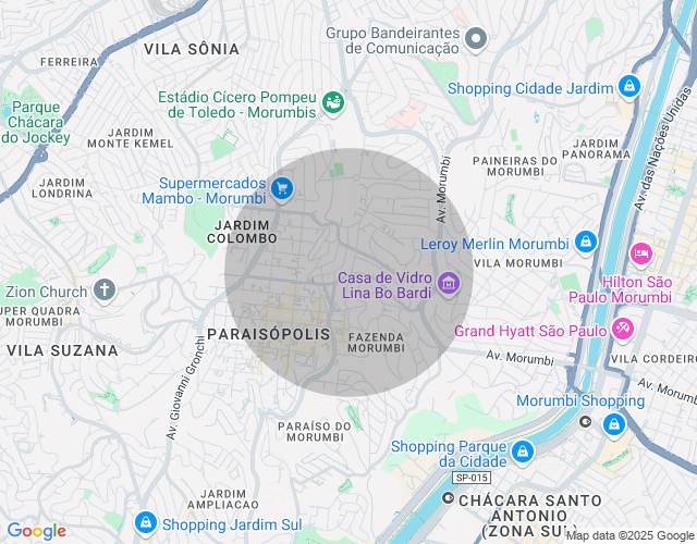 Imóvel no mapa