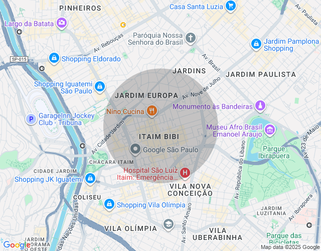 Imóvel no mapa