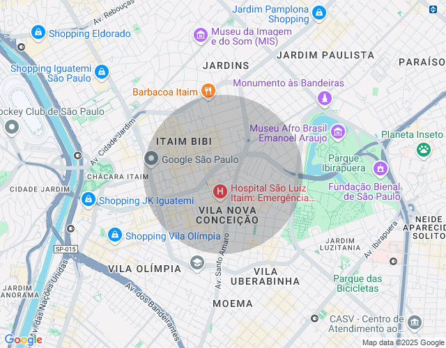 Imóvel no mapa