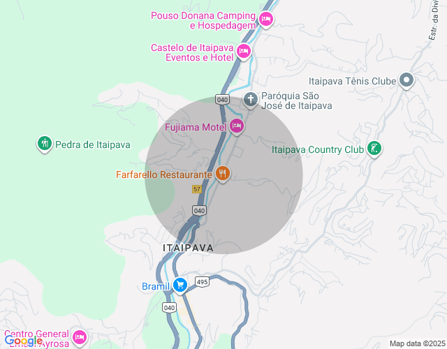 Imóvel no mapa