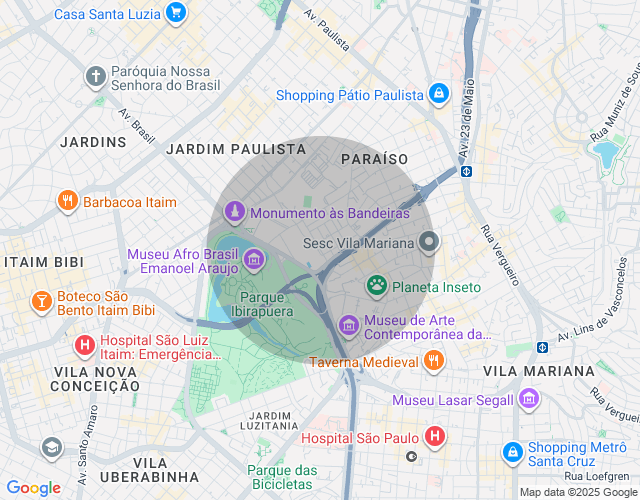Imóvel no mapa