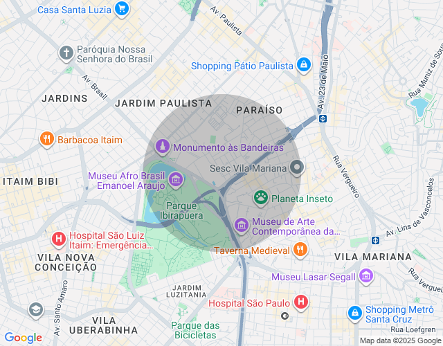 Imóvel no mapa
