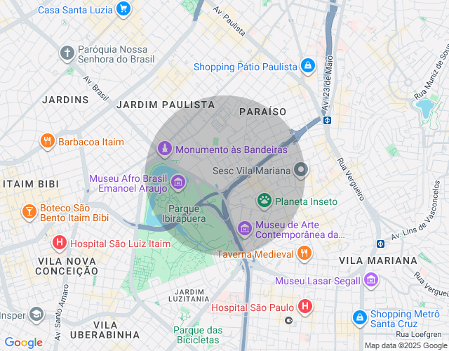 Imóvel no mapa