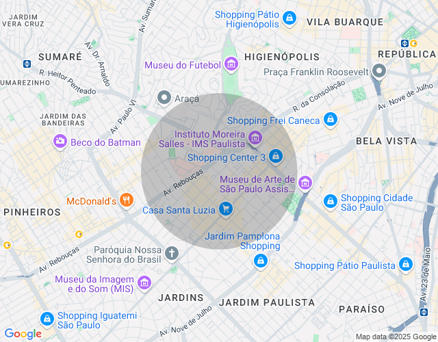 Imóvel no mapa