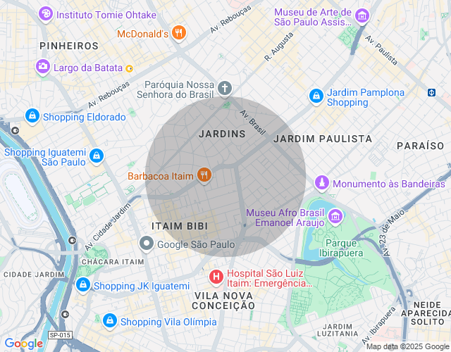 Imóvel no mapa