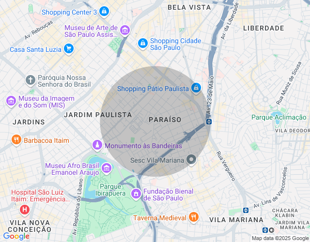 Imóvel no mapa