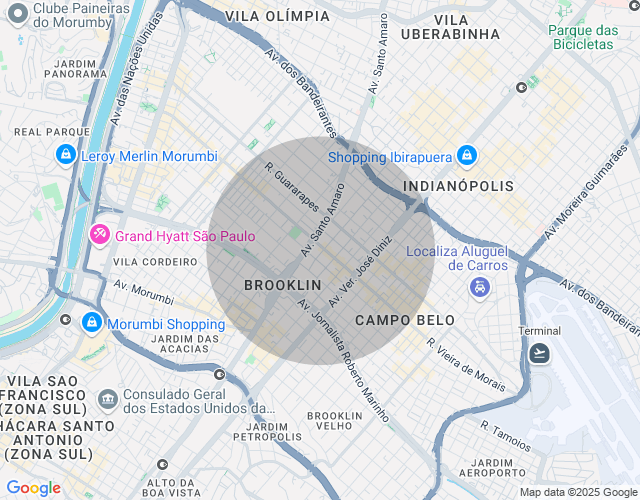Imóvel no mapa