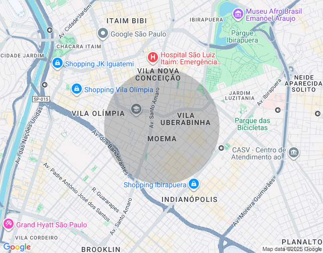 Imóvel no mapa