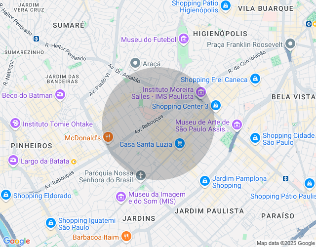 Imóvel no mapa
