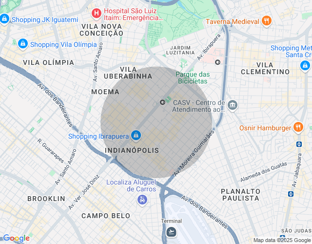 Imóvel no mapa