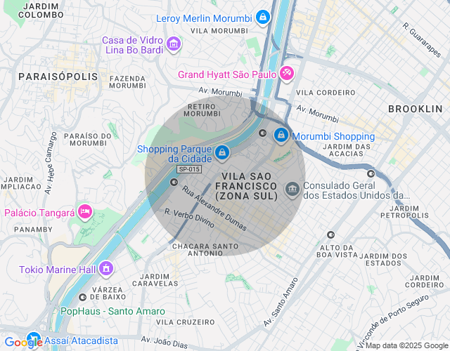 Imóvel no mapa