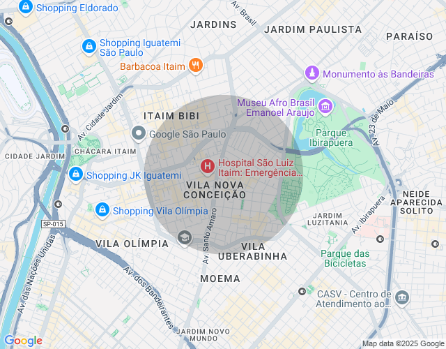 Imóvel no mapa