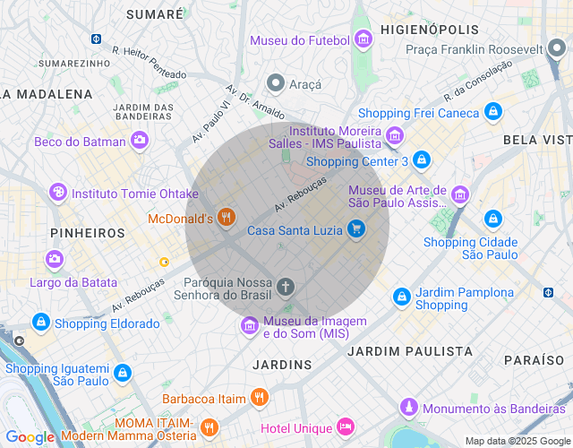 Imóvel no mapa
