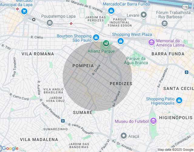 Imóvel no mapa