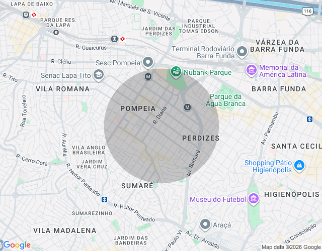Imóvel no mapa