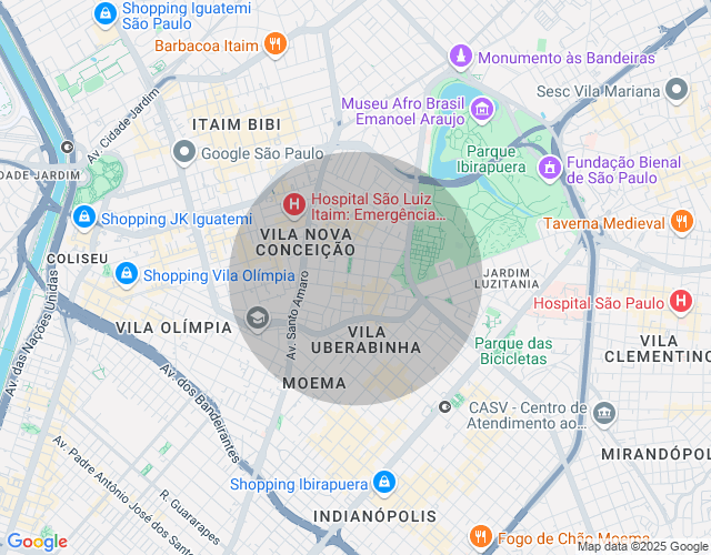Imóvel no mapa