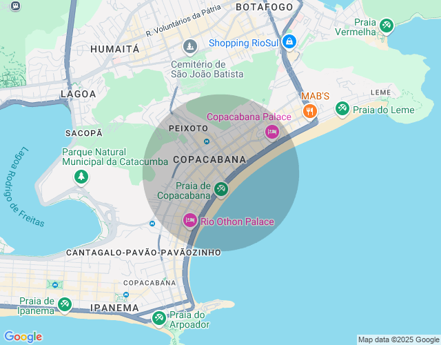 Imóvel no mapa