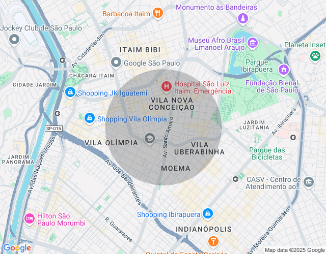 Imóvel no mapa